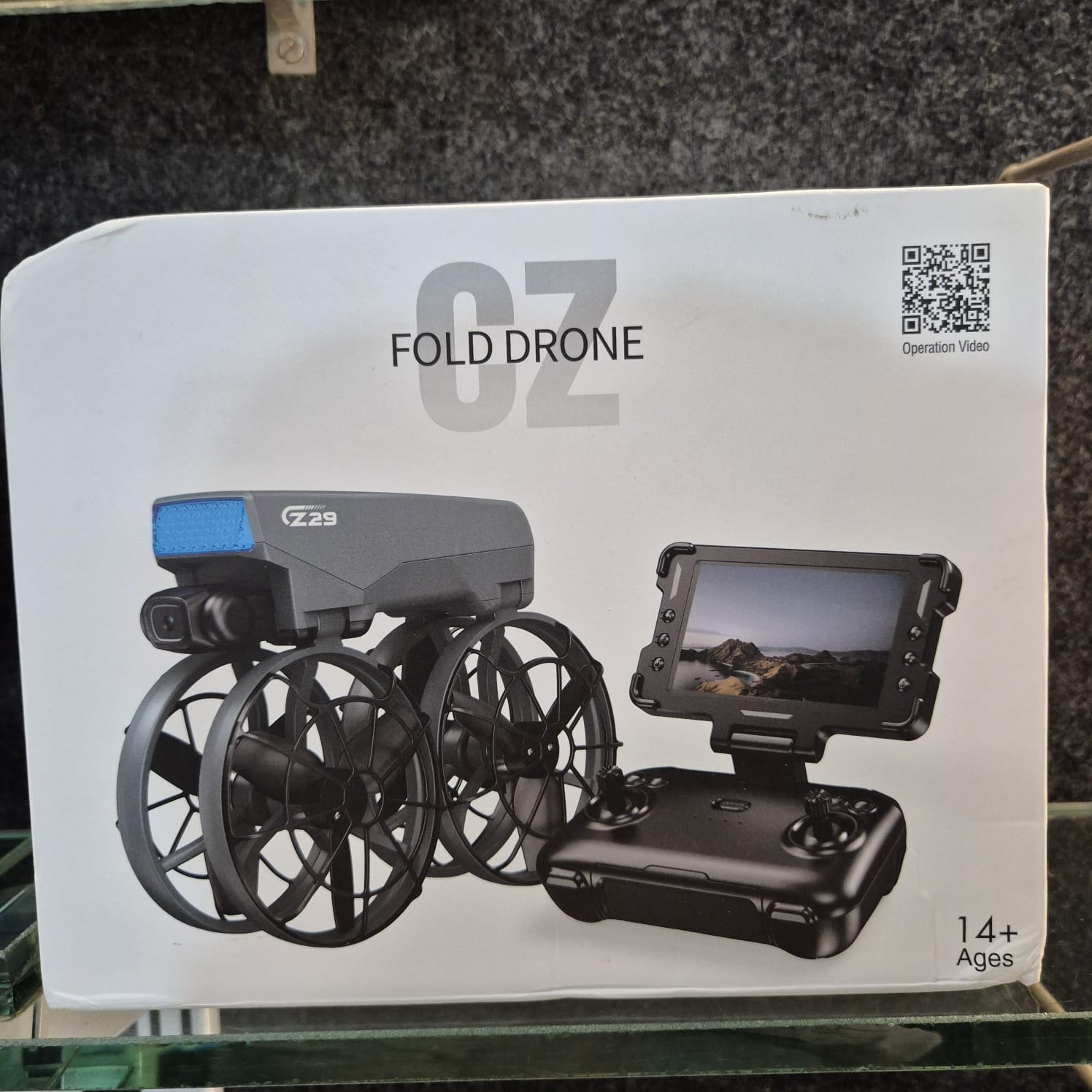 C29 OZ Foldable Wheel Drone with HD Camera & Display Remote