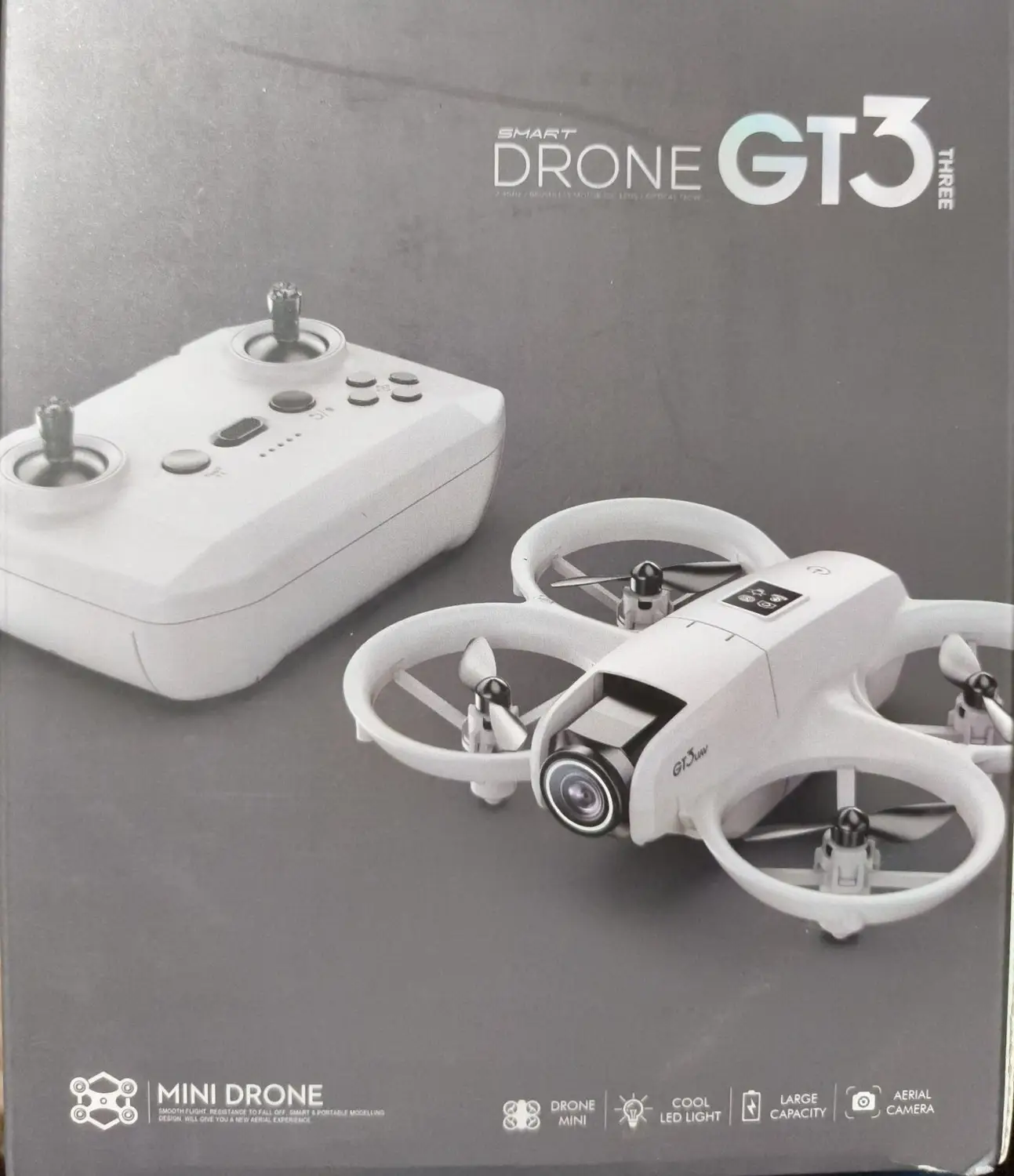 GT3 Smart Mini Drone with HD Aerial Camera & LED Lights
